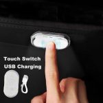 Car Interior 5v Led Lighting Finger Touch Sensor Reading Lamp Led Attraction Lights Usb Charge 6 Bulbs Car Door Light - Image 2