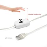LED Human Hand Sweep Induction Wardrobe Light USB Cabinet Light 2835 Led Light With Long Bedside Night Light - Image 5